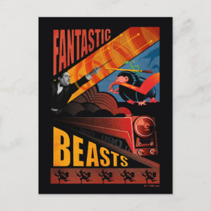 Jacob Kowalski Fantastic Beasts Vintage Poster Briefkaart