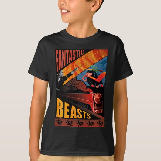 Jacob Kowalski Fantastic Beasts Vintage Poster T-shirt (Voorkant)