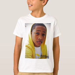 Jacob Latimore in Yellow T-shirt