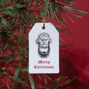 Jacob Marley Dickens A Christmas Carol Cadeaulabel