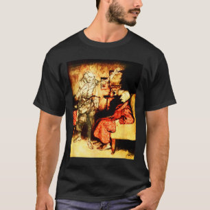 Jacob Marley Geest Scrooge Bah Humbug Kerstmis Ca T-shirt