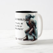 Jacob Marley -Une Mug de café Carol de Noël (Devant droit)