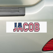 Jacob Nom Vorname USA Aufkleber Sticker Auto (En voiture)