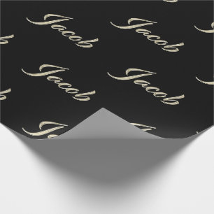Jacob prénom papier cadeau noble papier