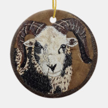 Jacob Sheep Double Sided Ornament