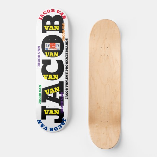 JACOB VAN 8 Pont de Skateboard 1/4" (Recto)