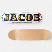 JACOB VAN 8 Pont de Skateboard 1/4" (Horz)