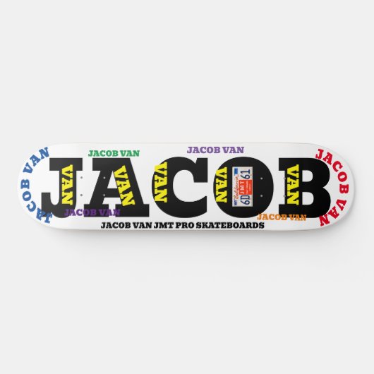 JACOB VAN 8 Pont de Skateboard 1/4" (Horz)