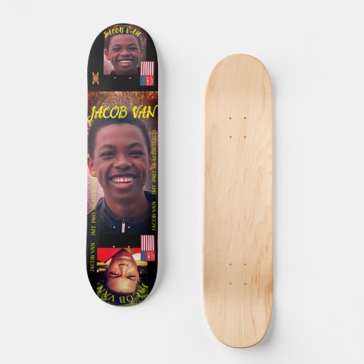 JACOB VAN OFFICIAL JMT 7 3/4" Skateboard Deck (Recto)