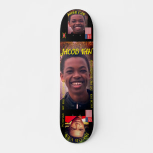 JACOB VAN OFFICIEL Planche de skateboard JMT 7 3/4