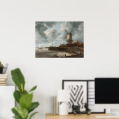 Jacob van Ruisdael Windmill bij Wijk bij Duurstede Poster (Thuiskantoor)