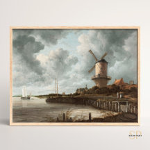Jacob van Ruisdael Windmill bij Wijk bij Duurstede