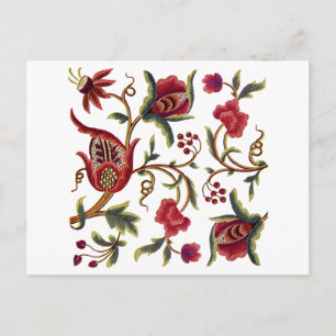 Jacobean Embroidery Briefkaart