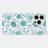Jacobean Floral Big Motif Tee sur blanc (Verso Horizontal)