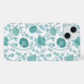 Jacobean Floral Big Motif Tee sur blanc (Verso Horizontal)