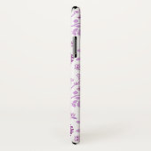 Jacobean Floral Big Pattern Pinks op wit Case-Mate iPhone Case (Achterkant / rechts)