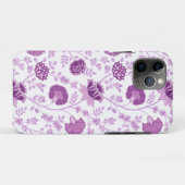 Jacobean Floral Big Pattern Pinks op wit Case-Mate iPhone Case (Achterkant (horizontaal))