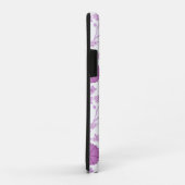 Jacobean Floral Big Pattern Pinks op wit Case-Mate iPhone Case (Achterkant/rechts)