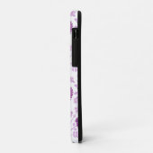 Jacobean Floral Big Pattern Pinks op wit Case-Mate iPhone Case (Achterkant/links)