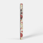 Jacobean Floral Big Pattern Reds Pinks Gold Cream Samsung Galaxy Hoesje (Rechterkant)