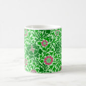 Jacobean Floral, Emerald en Lime Green Koffiemok (Center)