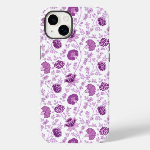 Jacobean Floral Herhaal Patroon Pinks op Wit Case-Mate iPhone 14 Plus Hoesje