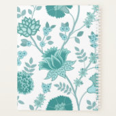 Jacobean Floral Lg Motif Teintures sur blanc (Dos)