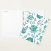 Jacobean Floral Lg Motif Teintures sur blanc (Devant avec enveloppe)