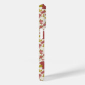 Jacobean Floral Pattern Reds Pinks Gold Cream Case-Mate iPhone Case (Achterkant / Rechts)