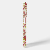 Jacobean Floral Pattern Reds Pinks Gold Cream Case-Mate iPhone Case (Achterkant / Rechts)