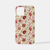 Jacobean Floral Pattern Reds Pinks Gold Cream iPhone Hoesje (Achterkant)