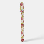 Jacobean Floral Pattern Rouge Rose Gold Crème (Côté gauche)