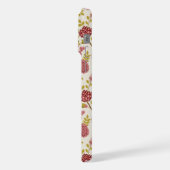 Jacobean Floral Pattern Rouge Rose Gold Crème (Côté gauche)