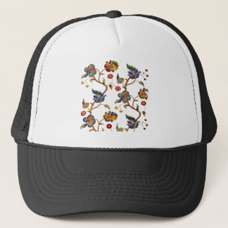 Jacobean geborduurd albemarle patroon trucker pet