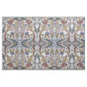 Jacobean Tegel Design Vogel Bloemen Zachte Kleur S Stof (Fat Quarter)