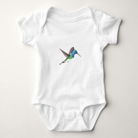 Jacobin Hummingbird, transparant. Romper (Voorkant)