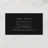 Jacobin Hummingbird Visitekaartje (Achterkant)