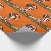 Jacobin Pigeon Red Splash Cadeaupapier (Hoek)