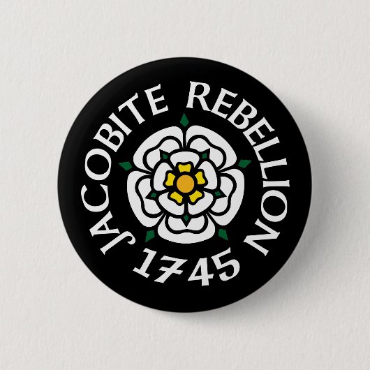 Jacobite 1745 ronde button 5,7 cm (Voorkant)