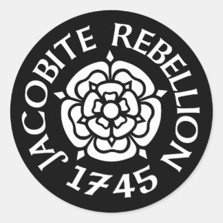 Jacobite 1745 ronde sticker