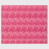 Jacoboon Flower Damask, Fuchsia and Light Pink Cadeaupapier (Vlak)