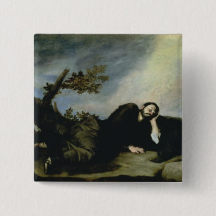Jacob's droom, 1639 vierkante button 5,1 cm