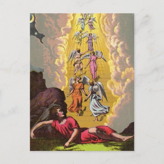 Jacob's droom briefkaart (Voorkant)