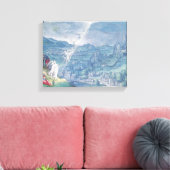 Jacob's droom canvas afdruk (Insitu (Woonkamer))