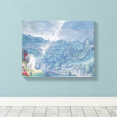 Jacob's droom canvas afdruk (Insitu (Houten vloer))