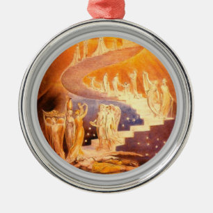 Jacob's droom door William Blake Metalen Ornament