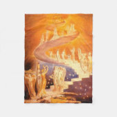 Jacob's droom van William Blake Fleece Deken (Voorkant)
