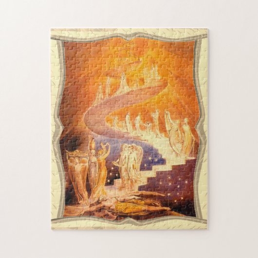 Jacob's droom van William Blake Legpuzzel (Verticaal)
