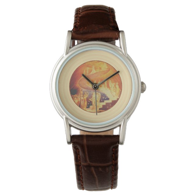 Jacob's droom van William Blake Watch Horloge (Voorkant)