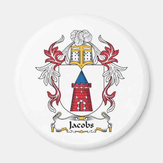 Jacobs Family Crest Magneet (Voorkant)